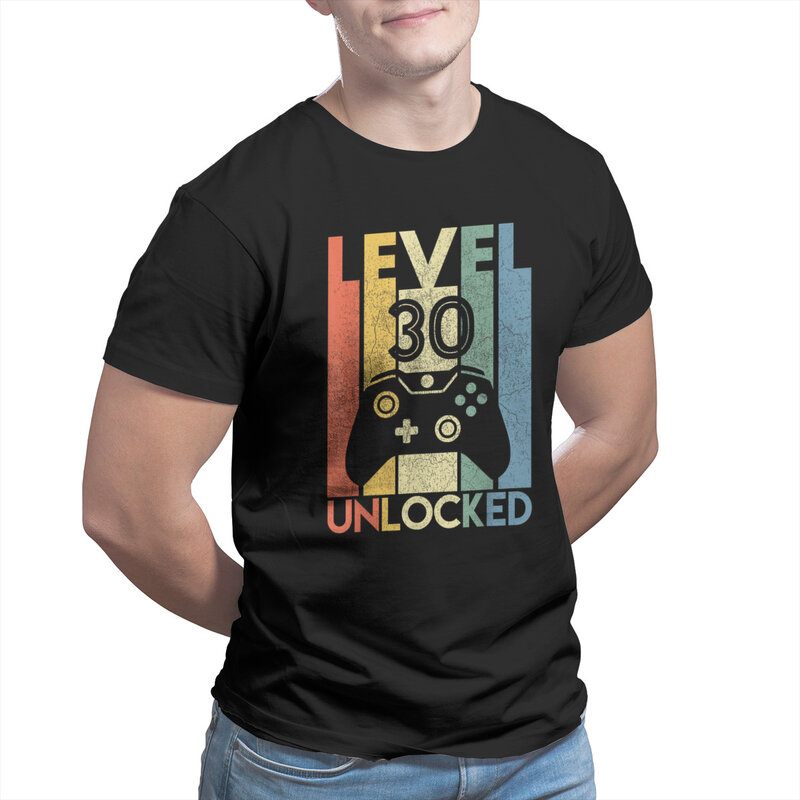 Unlocked Shirt Video Game Black Koppels Zomer Hiphop Nieuwe 2021 Roze Oversized Punk Kawaii Tees 7938