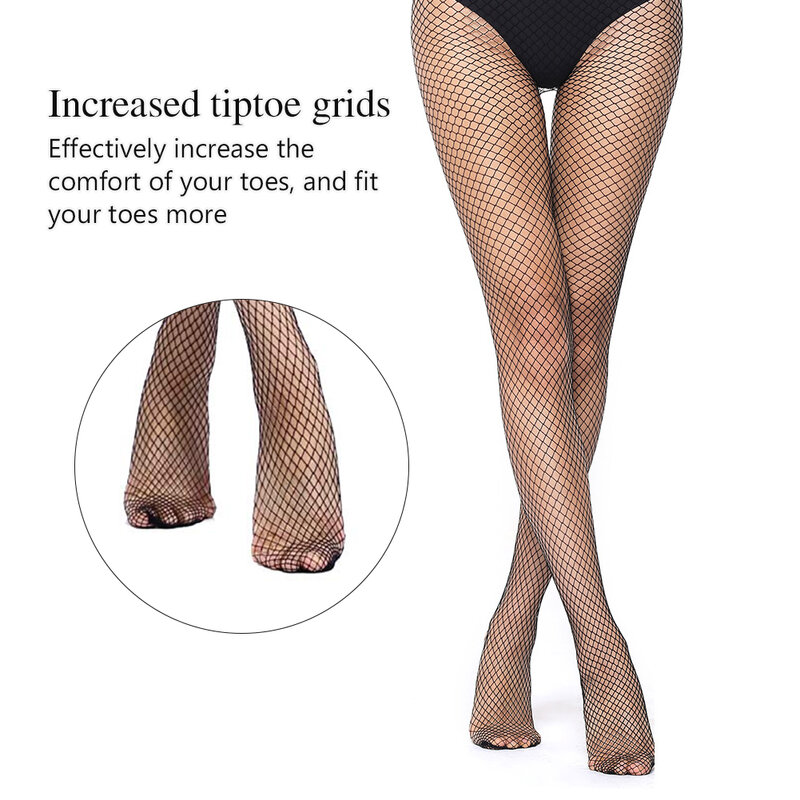 Hot Selling Women's Long Sexy Fishnet Stockings Fish Net Pantyhose Mesh Stockings Lingerie Skin Thigh High Stocking