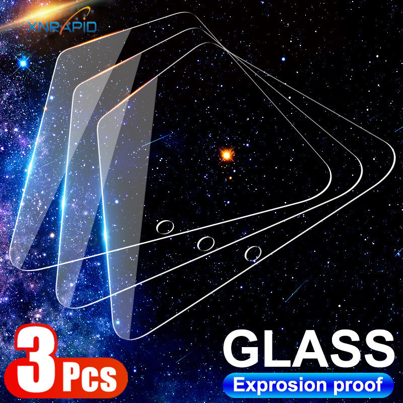 Película de vidro temperado para xiaomi redmi, cobertura completa, 3 unidades, note 10 pro, versão global, protetor de tela