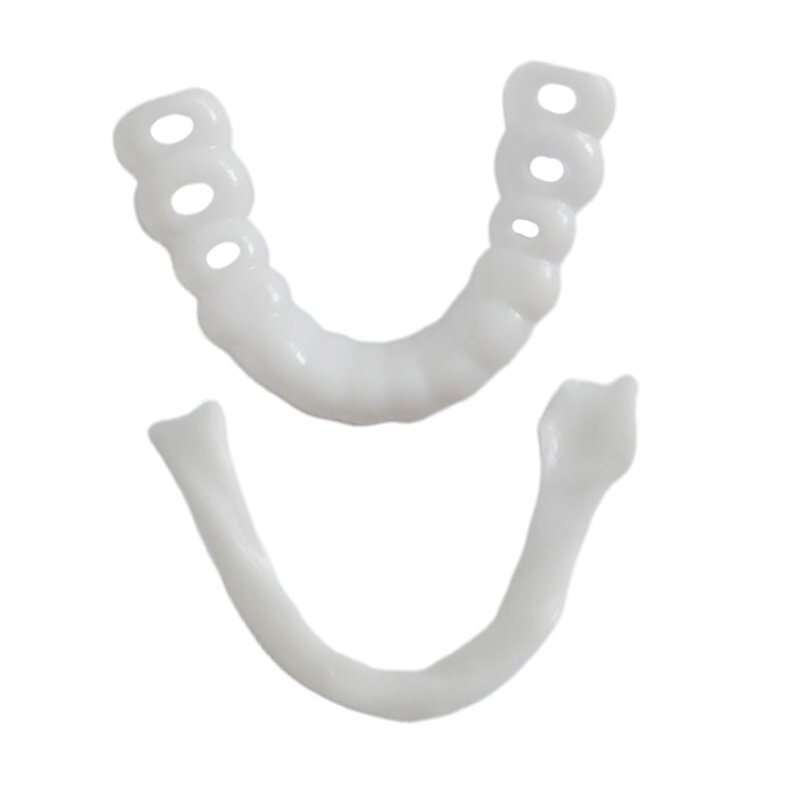 ซิลิโคนด้านล่างด้านบนปลอมฟันวีเนียร์ฟันปลอมปลอมฟันเครื่องสำอางฟันปลอมฟันความงาม Veneers ฟัน
