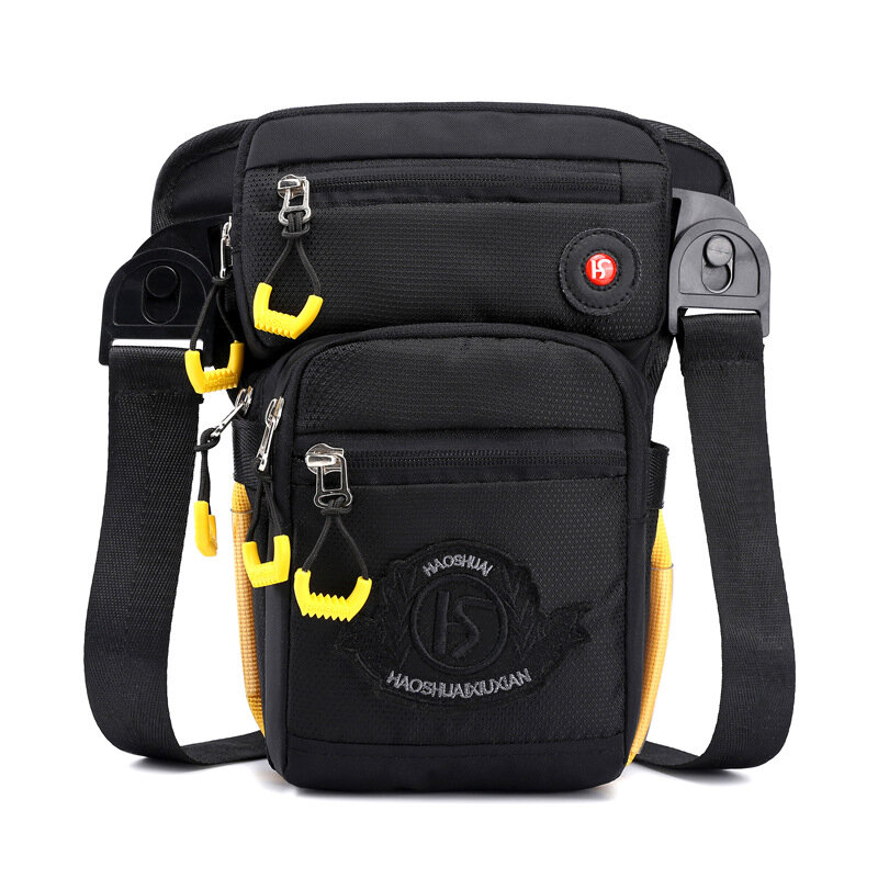 Fashion Fanny Pack Men Belt Leg Bag Tactical Waist Pack Sports Crossbody Bag Travel Waterproof Men Waist Bags Phone Pouch