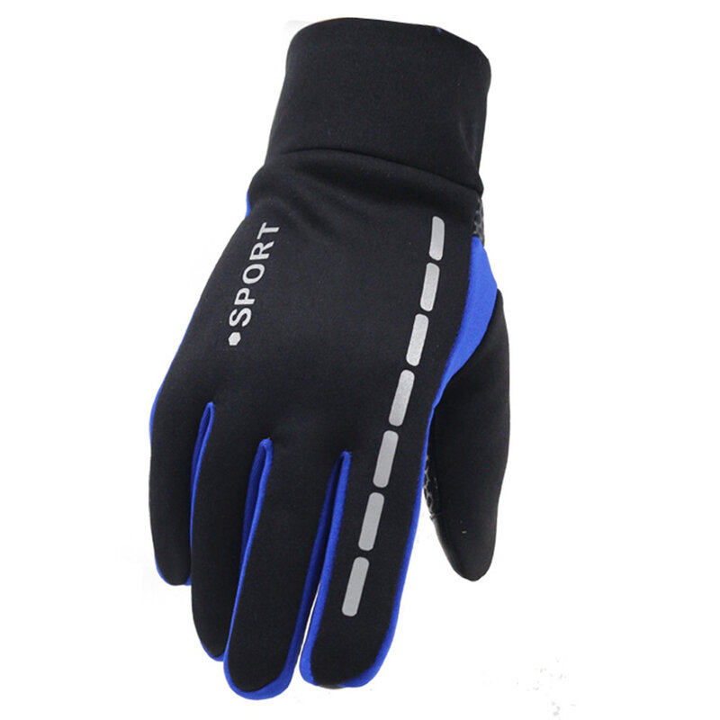 Winter Fietsen Handschoenen Fiets Warm Touchscreen Volledige Vinger Handschoenen Waterdicht Unisex Outdoor Sport Fiets Skiën Motorrijden