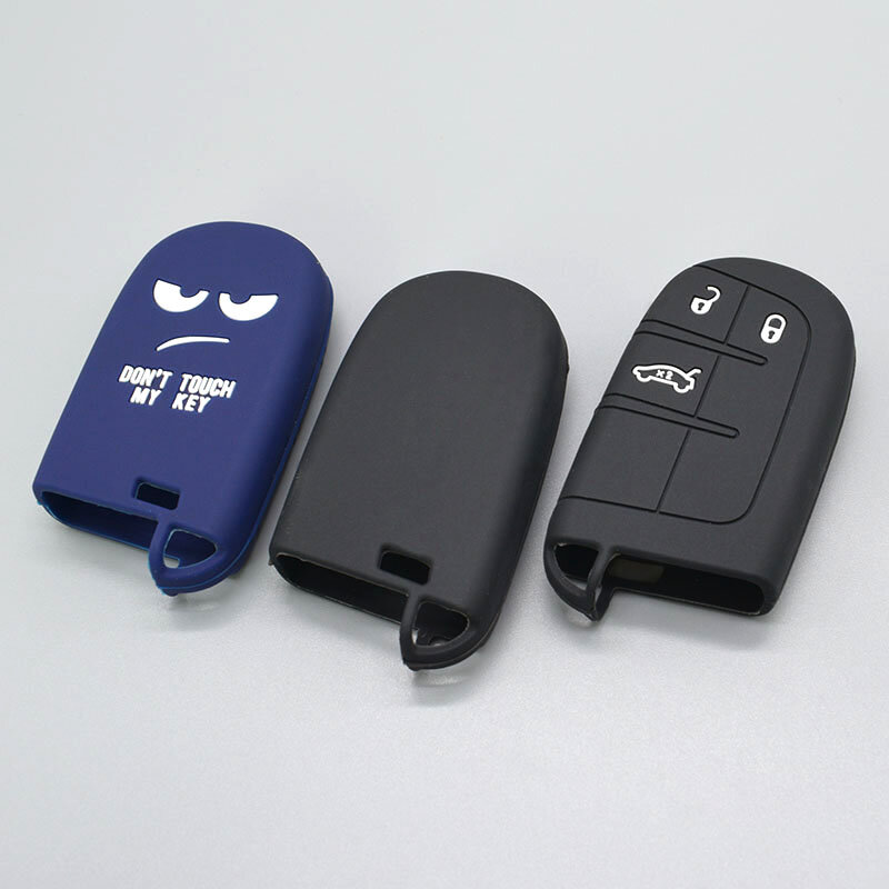 Car key Protect shell for Jeep Renegade Commander Cherokee Grand DODGE JCUV For Fiat 500X for Dodge key Silicone Cover Case