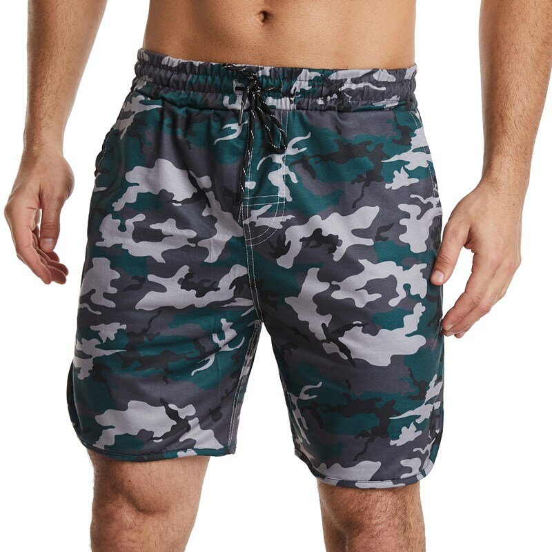 Pantalones cortos transpirables para hombre, ropa interior masculina de marca, cómoda, de camuflaje, ideal para la playa, gran oferta, novedad de verano de 2021