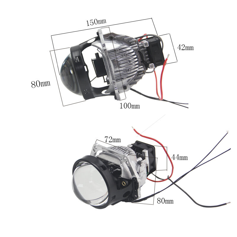 SHUOKE-lente LED LHD Bi, proyector de 3 pulgadas, Faro de modificación para polo 6, para kia stonic, para nissan leaf, para nissan murano z50