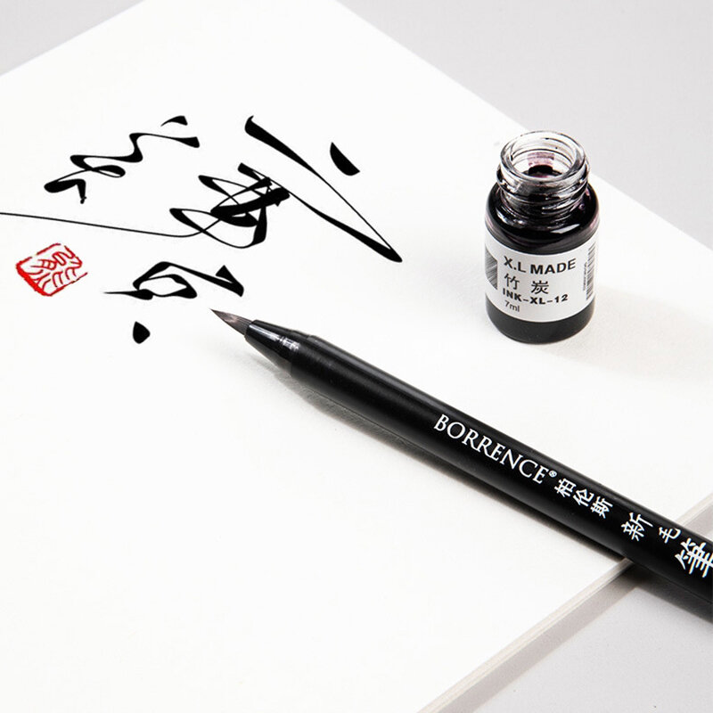 Di alta qualità 1 pz cinese pennello morbido penna calligrafia pratica pennello da disegno per studenti di scuola scrittura articoli di cancelleria arte
