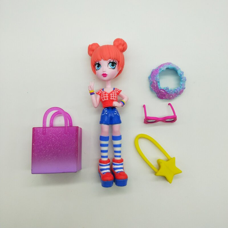 Muñeca de 10cm con gancho, reemplazo sorpresa, decodificación mixta de 4 pulgadas, modelo, juguetes, regalo para niña