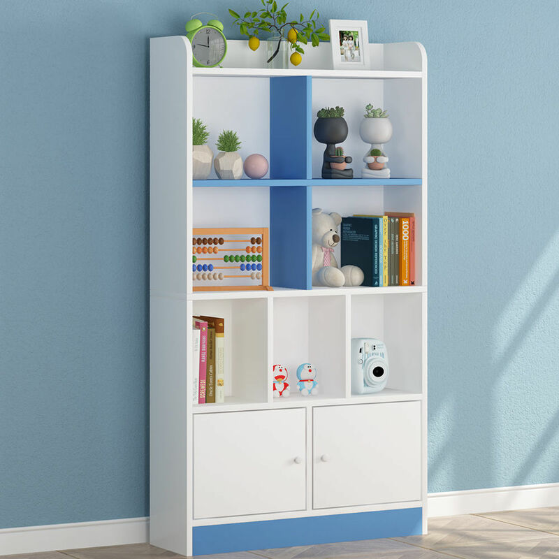 Простой современный шкафчик для хранения в полу с большой вместимостью шкафчик для студентов домашний Комбинированный Шкаф детская книжна...