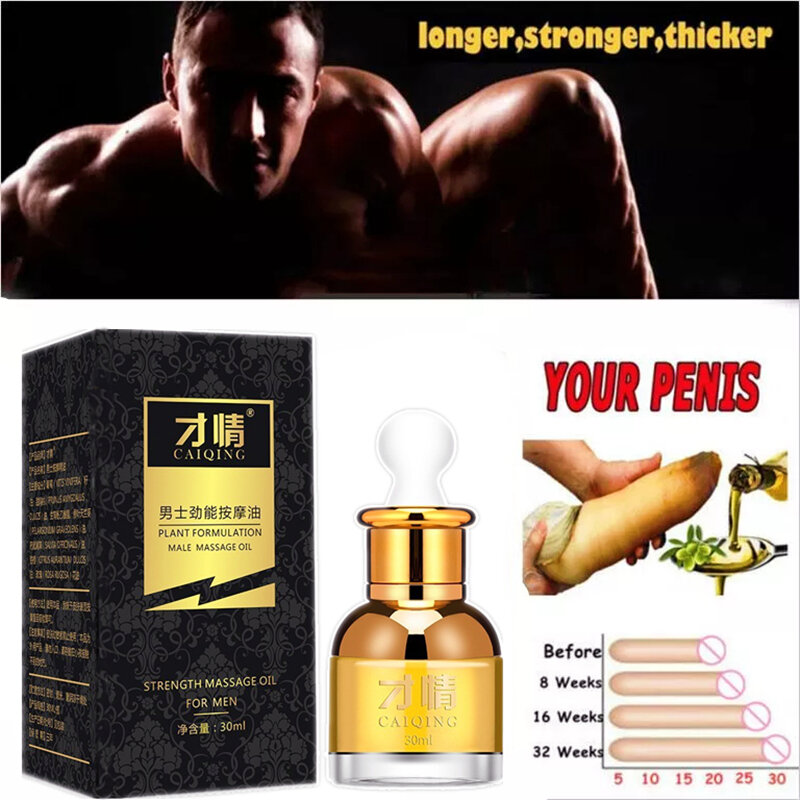 Aceite líquido para agrandar el pene para hombre, masaje para agrandar el crecimiento del pene, mejora la erección, cuidado de la salud