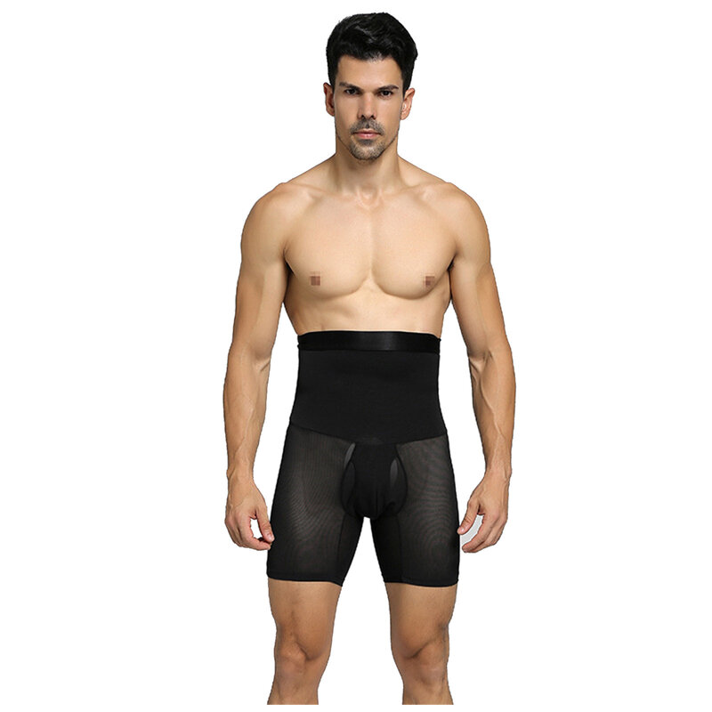 Underwear masculino venda quente de alta qualidade respirável cintura alta corpo dar forma abdominal cinta underwear para dropshipping
