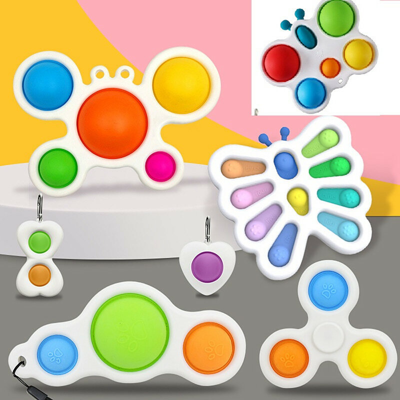 Nuevo Simple Dimple juguete estrés socorro mano Pack de juguetes para niños educativos niños juguete sensorial