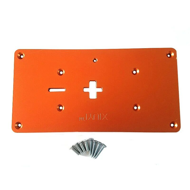アルミ電気ジグはフリップボードルータ表の挿入プレート見木工作業ベンチ