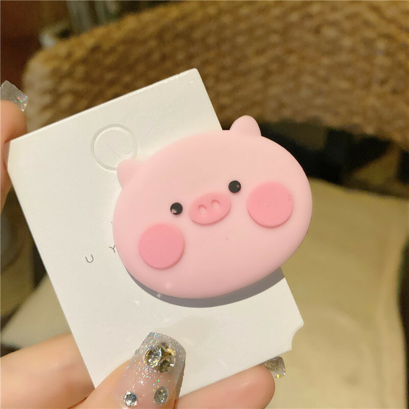 1PCS New Girls Cute Colorful Cartoon Piggy Hairpins Kids Lovely Decorate Hair Clips BB Barrettes Fashion Hair Accessories Gifts