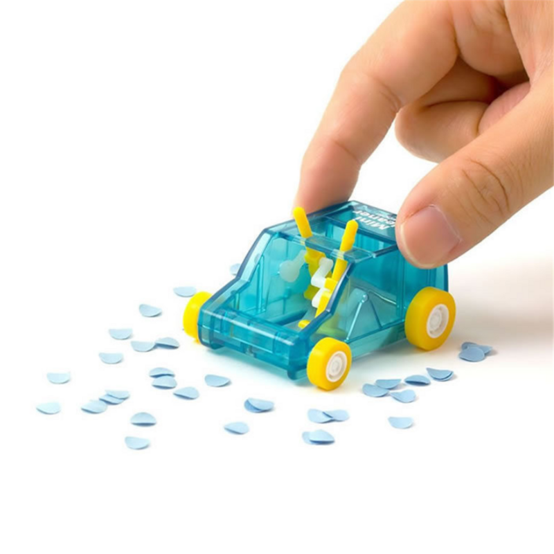 Мини-пылесос для автомобиля, набор для уборки пыли на колесиках, с клавиатурой, ластик-карандаш с конфетти, детские игрушки