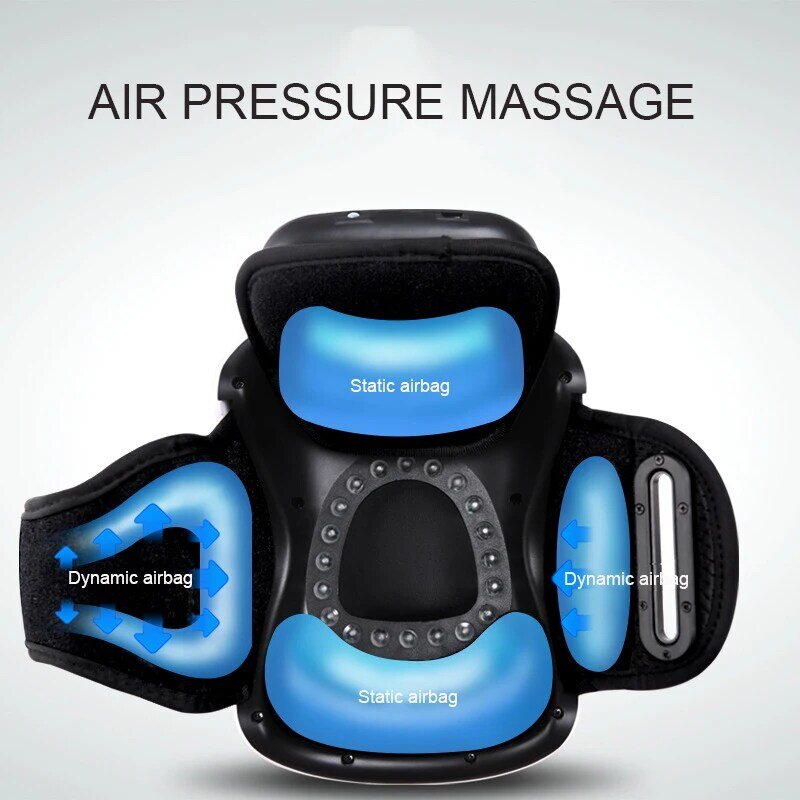 Massage knie Bein Joint Kniegelenk Physiotherapie Instrument Vibration Heizung Massager Entlasten Arthrose Infrarot Therapie