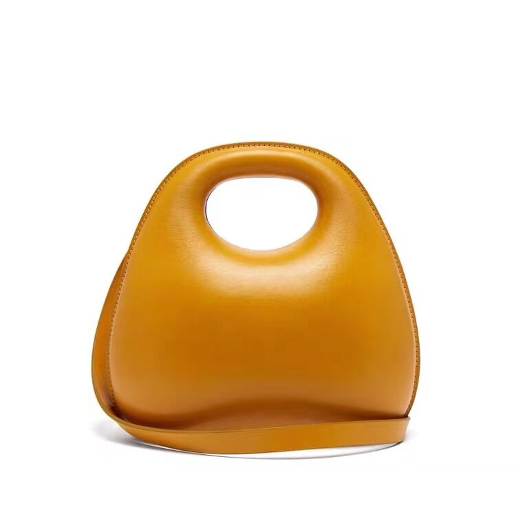 Bolso de mano de diseño para mujer, bolsa de mano con solapa redonda, Retro, Circular, de mano, bandolera de hombro, 2021