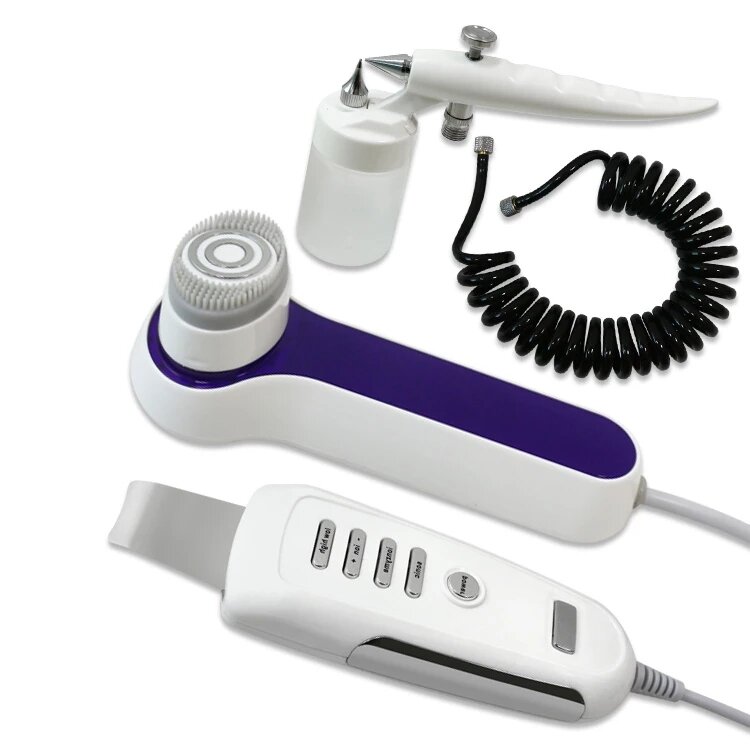 Appareil Portable BIo ultrasonique pour nettoyage en profondeur de la peau, Peeling à l'eau, RF, levage de la peau, à l'oxygène, pour le visage