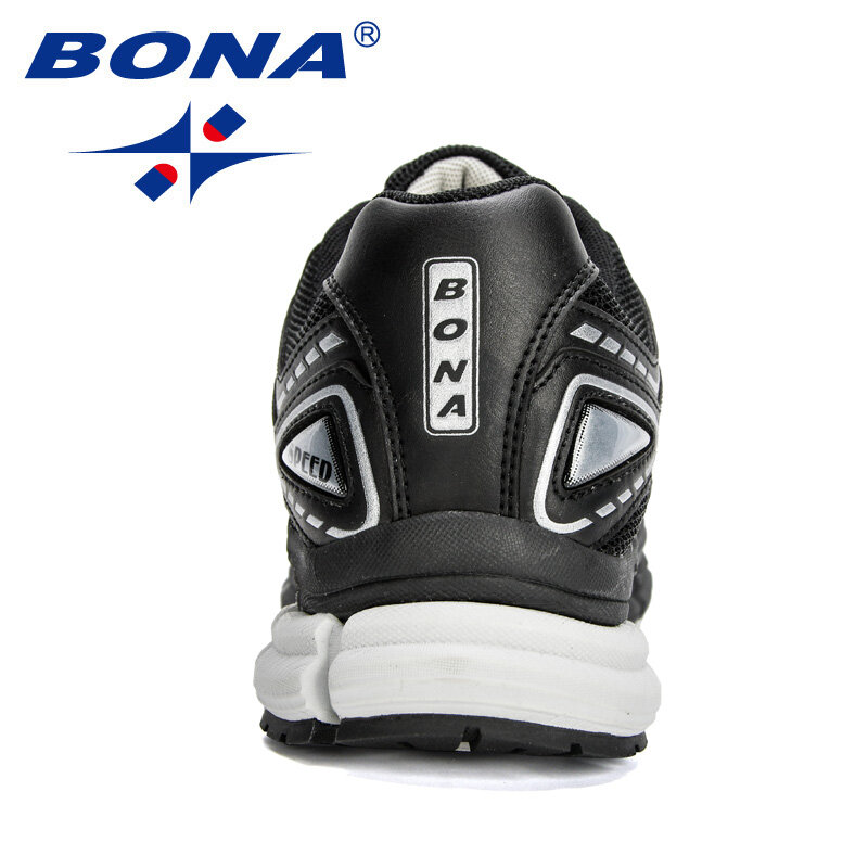 BONA 2020 nowi projektanci siatkowe trampki męskie odkryte obuwie męskie oddychające Zapatillas Hombre Patcahwork męskie buty Trendy