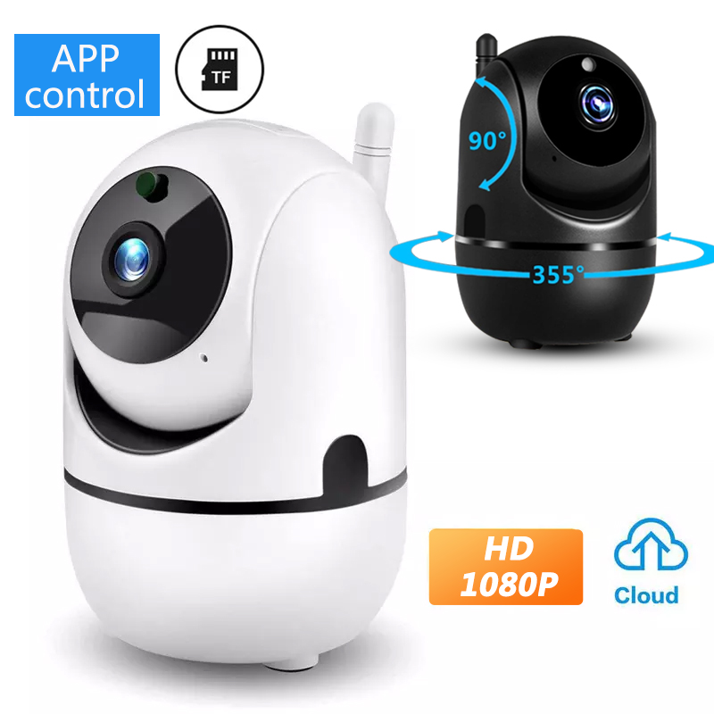 Caméra de Surveillance IP WiFi Cloud HD 1080P, dispositif de sécurité domestique sans fil, babyphone vidéo, avec suivi automatique et Vision nocturne