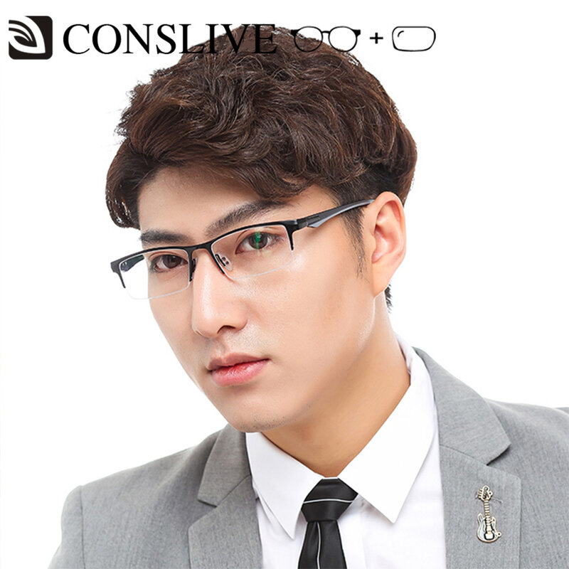 Homem óculos dioptric para miopia prescrição hj1801 óculos de prescrição para homem óculos ópticos com lentes