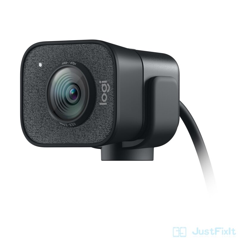 Logitech-webcam full hd com foco automático, 1080p/60fps, microfone embutido, câmera de web