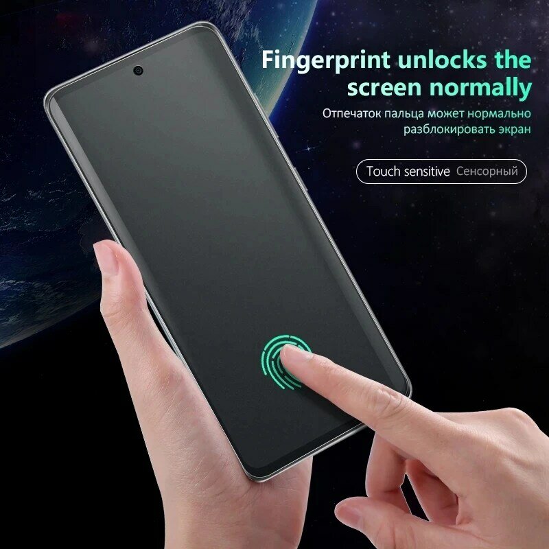 Film Hidrogel Matte untuk Samsung Galaxy S21 S20 S22 Ultra S10 S9 S8 Plus Pelindung Layar S21 FE S10 Lite S7 Film Belakang Bukan Kaca