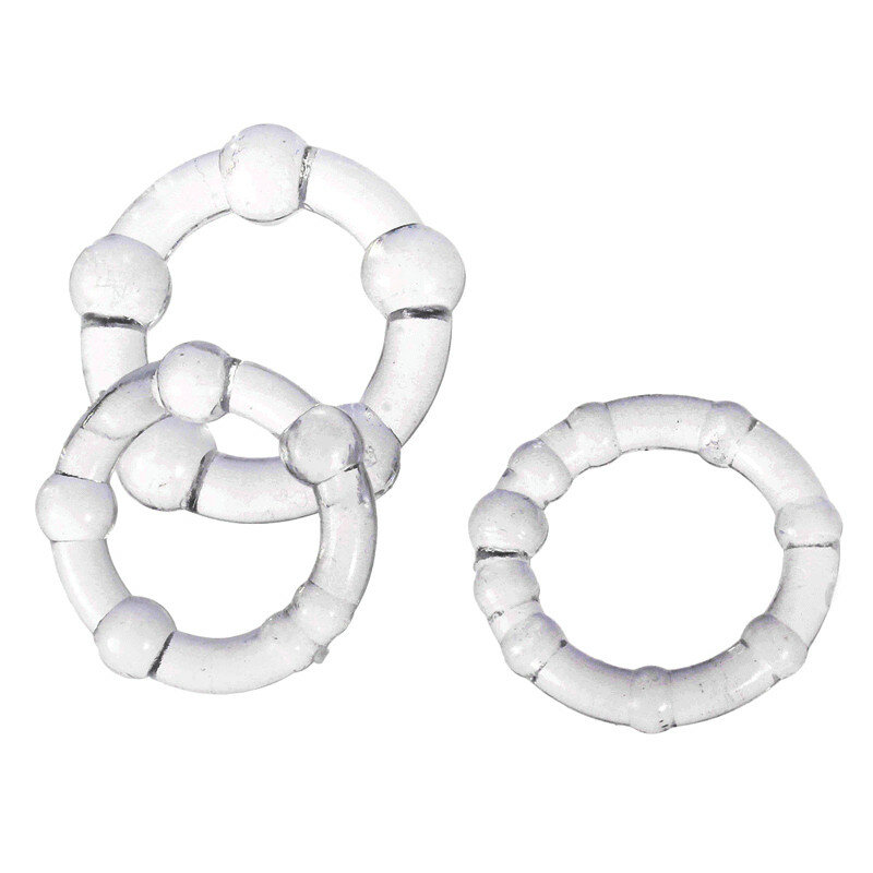 3 قطعة/المجموعة/مجموعة من حلقات القضيب المتينة المصنوعة من السيليكون للكبار خاتم تأخير للقذف خاتم للقضيب يدوم لفترة أطول ألعاب جنسية للرجال