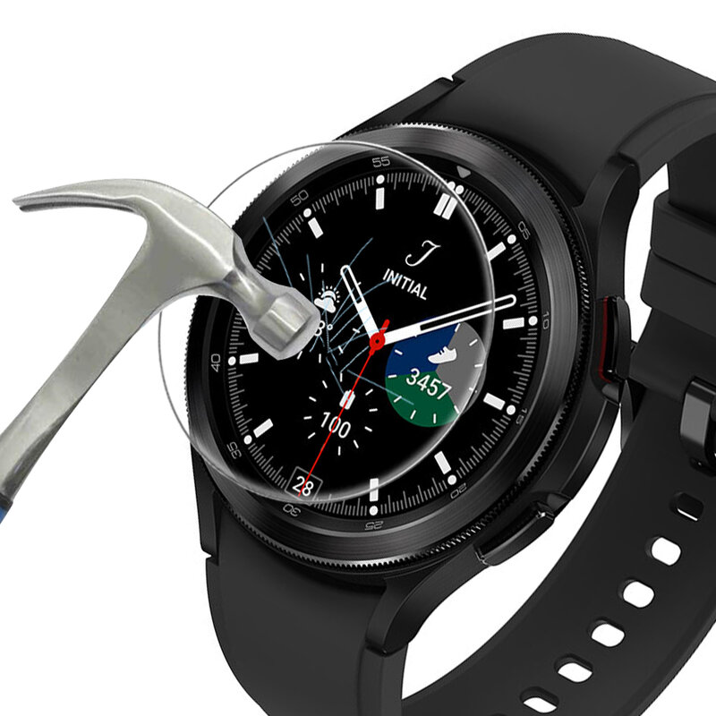 Protecteur d'écran pour Samsung Galaxy Watch 4, en verre trempé, Film hydraulique transparent HD, 44mm 40mm, Classic 46mm 42mm, accessoire