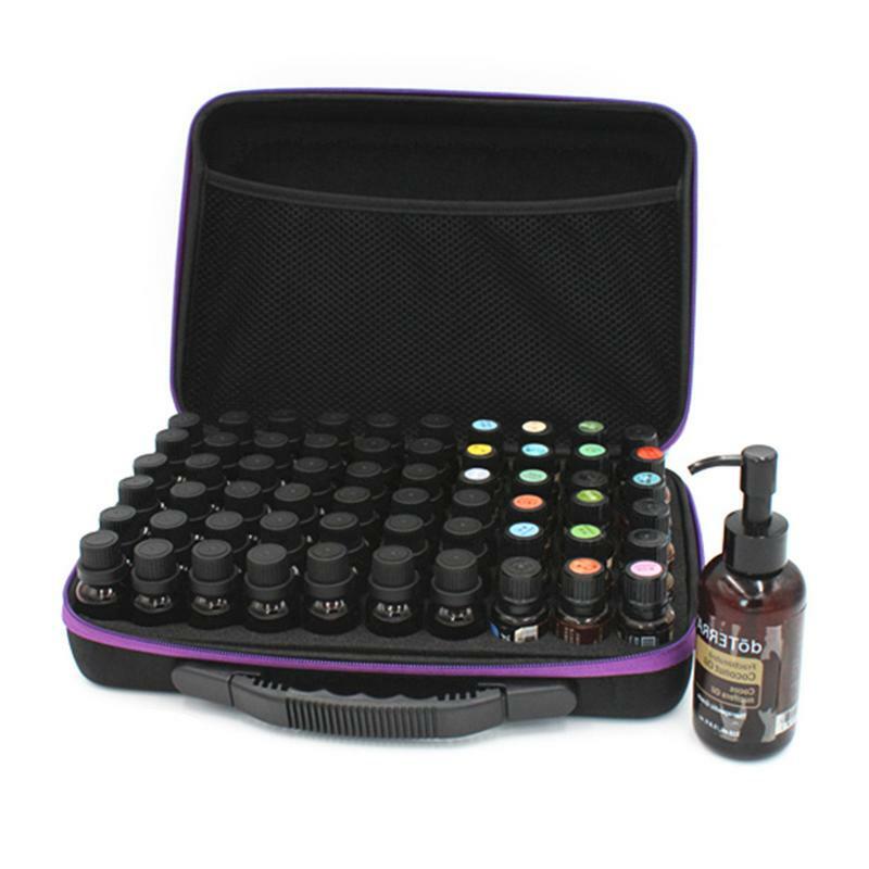 10ML/15ML Essential Oil Case Carrying Holder 60 Bottle Perfume Oil Nail Polish Organizador Storage Bag Storage Box Travel