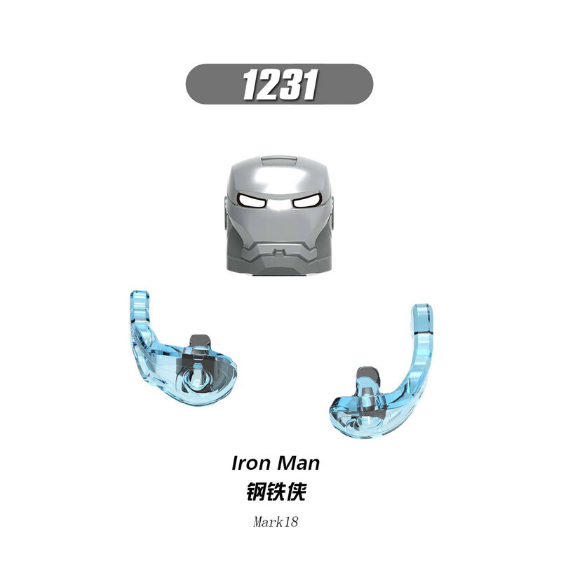 X0254 Superhero Serie Iron Man Gemonteerd Kleine Deeltje Bouwsteen Mini Figuur Educatief Kinderen Speelgoed Mini Figuur Block