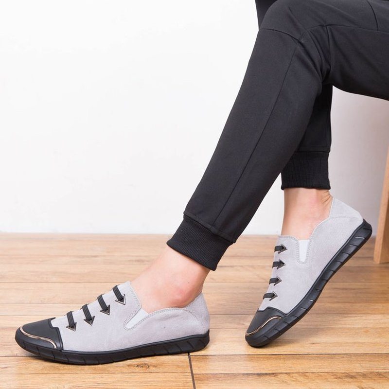Новейшие высококачественные мужские повседневные туфли из искусственной кожи на шнуровке Модные низкие каблуки уличный стиль Универсальн...