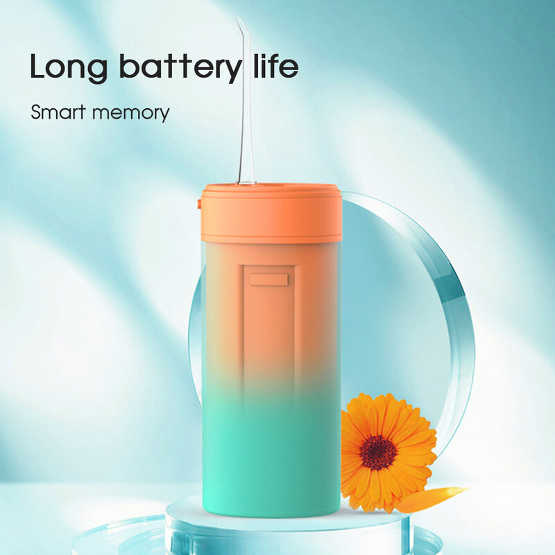 [Boi] 4 ugelli 160ML impermeabile Mini Smart Memory irrigatore orale portatile retrattile 4 modalità lavare dispositivi di pulizia Flosser