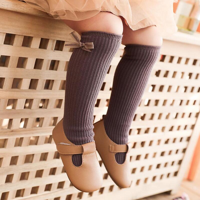 Knee High Socks Well Stretchy Breathable Comfortable Toddlers Boneless Suture Socks for Kids
