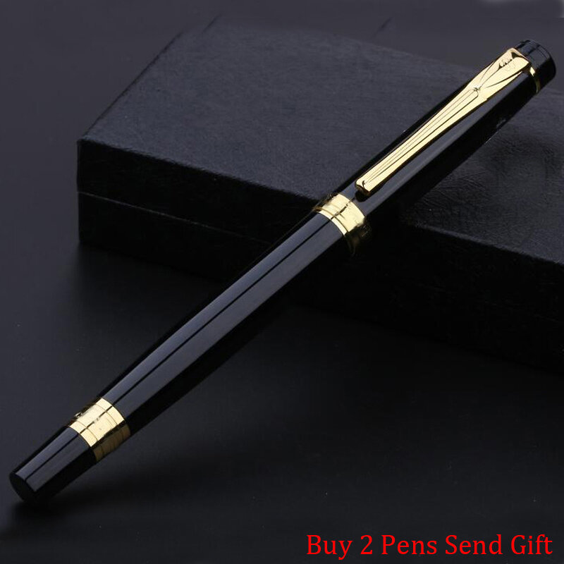 التصميم الكلاسيكي العلامة التجارية المعادن الكتابة الأسطوانة قلم حبر جاف مكتب رجال الأعمال Siganture الكتابة القلم شراء 2 إرسال هدية