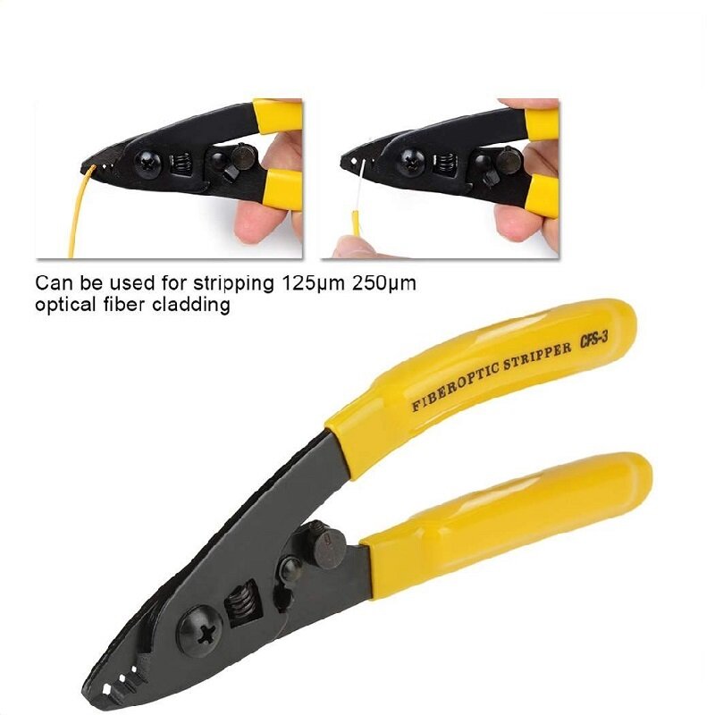 FTTH CFS-3 Three-Port Fiber Optical Stripper Pliers Wire Strippers for Tools