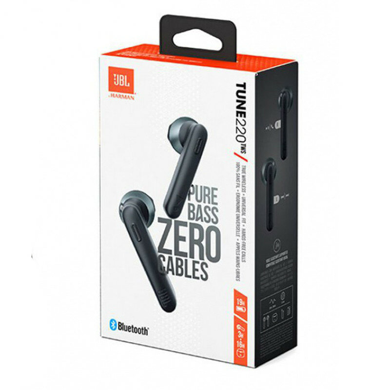 Original JBL TUNE 220TWS True Wireless Bluetooth-compatible Earphones Stereo Earbuds Sound Headphones Headset with Mic Case