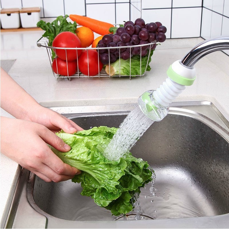 ก๊อกน้ำห้องครัว Splash-Proof Tap น้ำกรองน้ำกรองหัวฉีดกรองน้ำ Saver อุปกรณ์ครัว