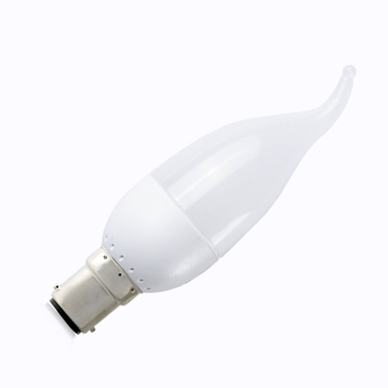E14 E27 Home Deco 3 Вт Базовая белая свеча для энергосберегающих ламп лампа для свечей Светодиодная лампа SMD люстра лампа теплая