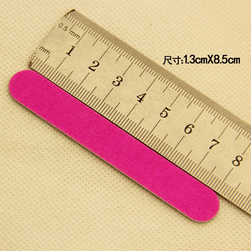 10 Pcs/Set Double Side Nail File Professional Nail Polish Sanding Buffer Strips Nail Polishing Manicure Tools