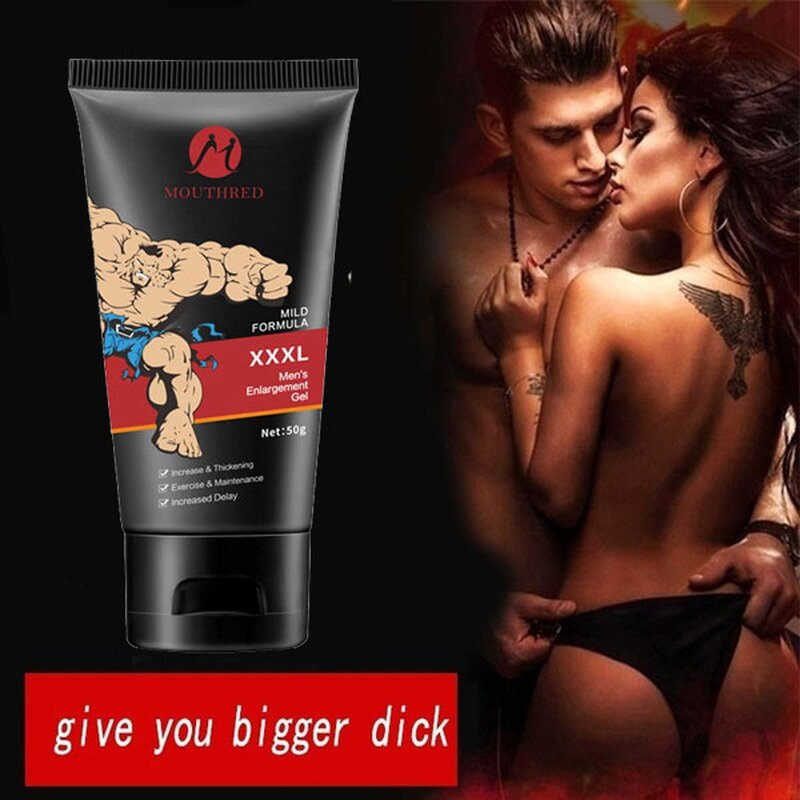 Crema Natural para agrandar el pene para hombre, masajeador Sexy, más grueso, duradero, fuerte, 100%