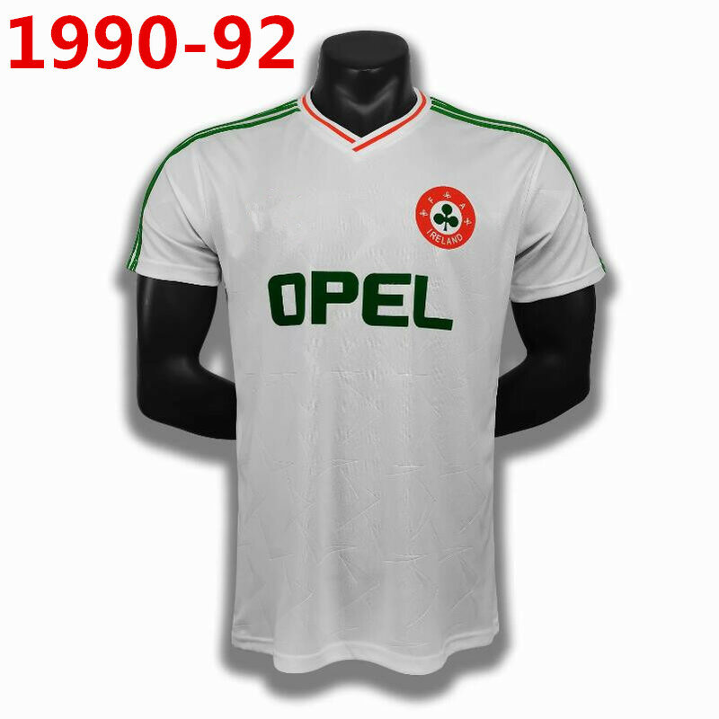 ماكنير الرجعية قميص لكرة القدم 1988 1990 1992 1994 1995 1996 1997 1998 IrelandES خمر قميص كرة القدم جمهورية ايرلندا Sweatshir