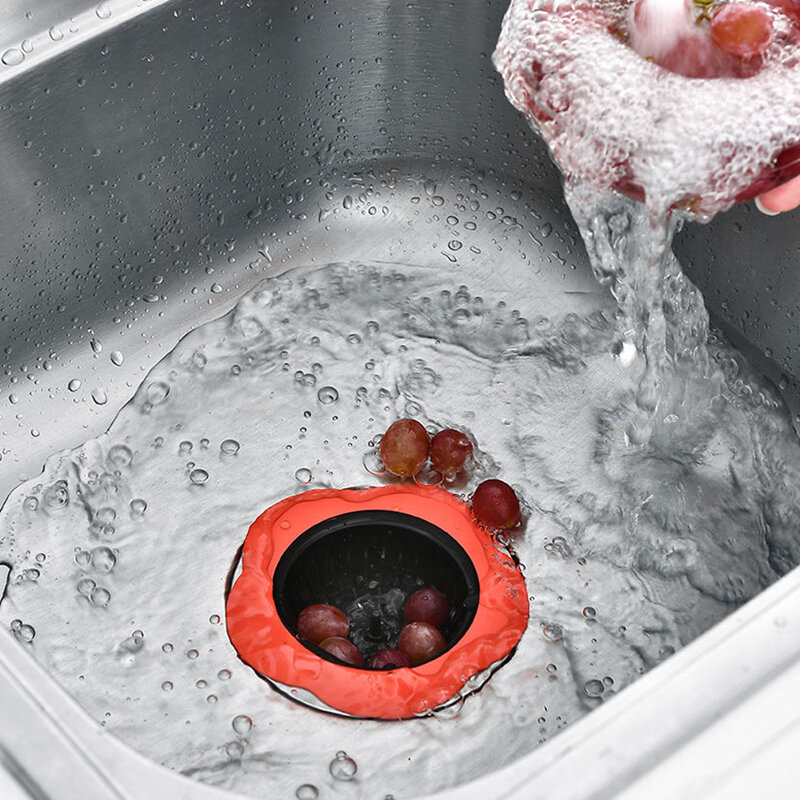 4pcs Flower Shape Kitchen Sink Strainer Waste  Collector Shower Drain Hole Filter Trap Kitchen Bathroom Accessories