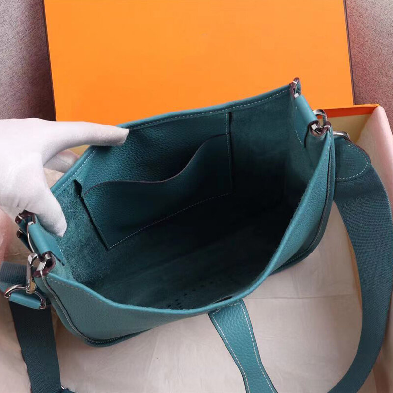Новинка 2021, роскошная дизайнерская сумка-мешок, Классическая практичная оригинальная сумка-мессенджер на одно плечо из телячьей кожи