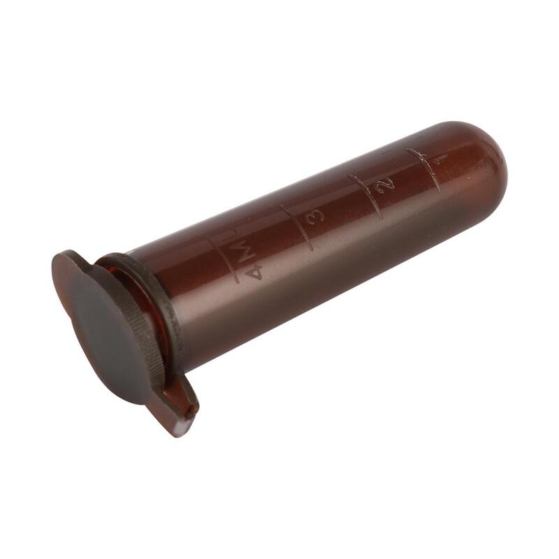 10 Pcs Plastic 5ml Brown Centrifuge Test Tube with scale Snap Cap Round Bottom Sample Vial Container Laboratory Analysis Tube