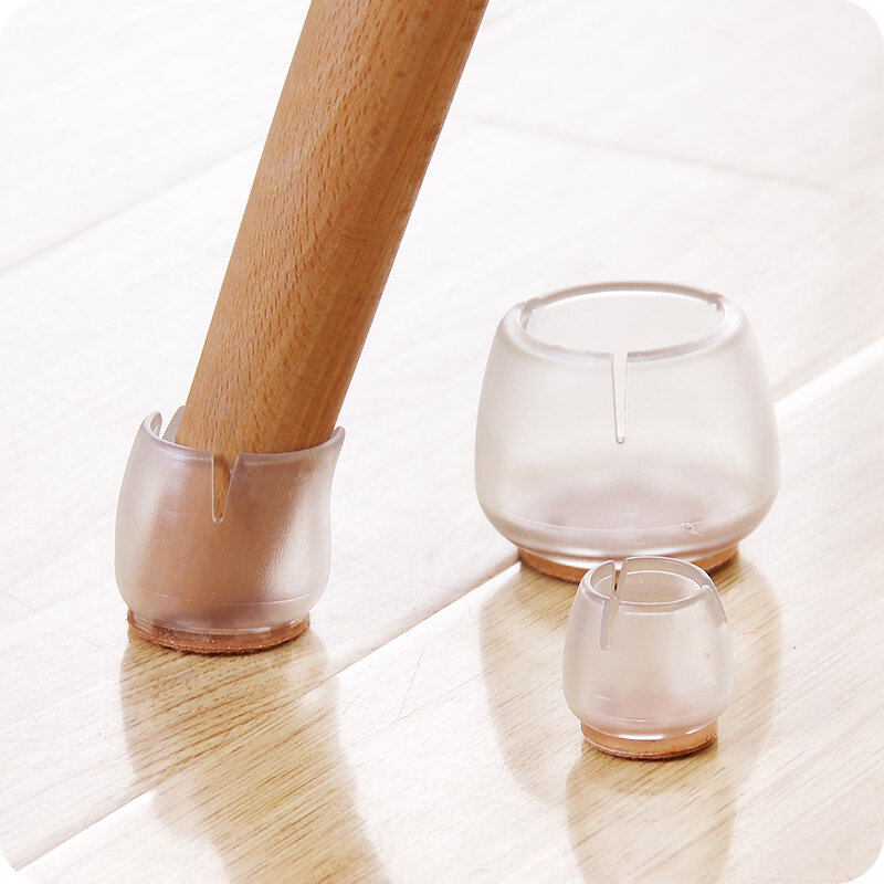 Protège-pieds antidérapants en Silicone pour Table et chaise, couvre-pieds pour plancher en bois, 10 pièces, 2021