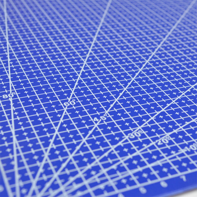 Tapete de corte de líneas rectangulares de Pvc A3, herramienta de plástico para manualidades, bricolaje, 45cm x 30cm, 1 unidad