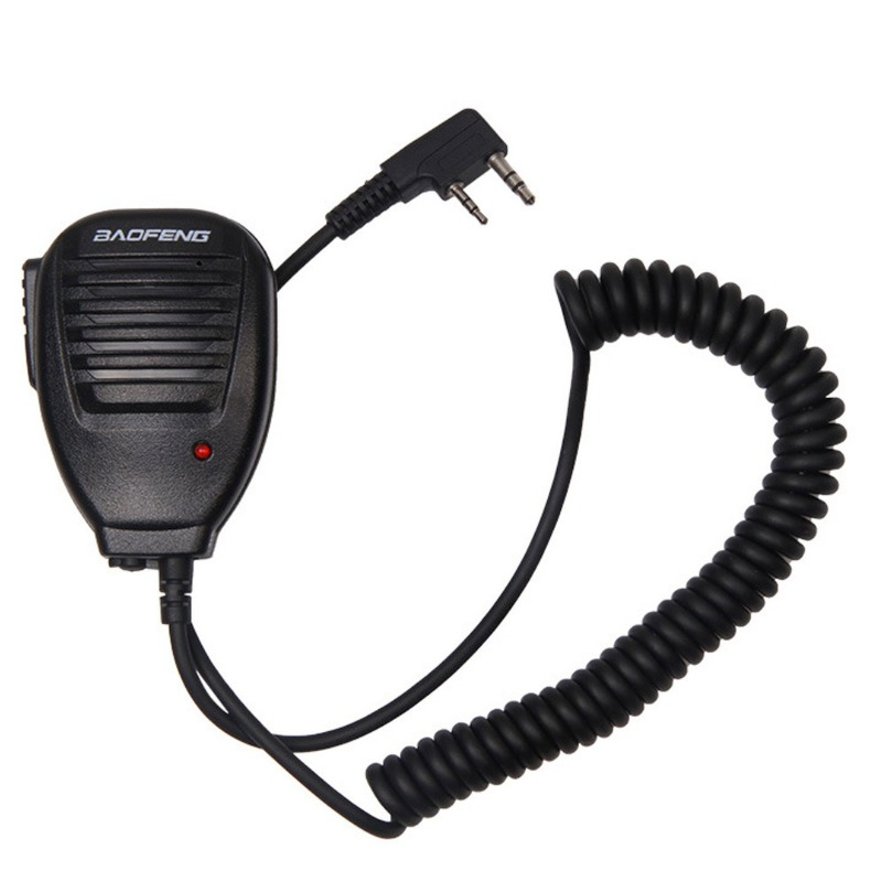100% oryginalny głośnik mikrofonu Walkie Talkie BaoFeng 50km dla Baofeng UV-5R BF-888S akcesoria do komunikacji radiowej