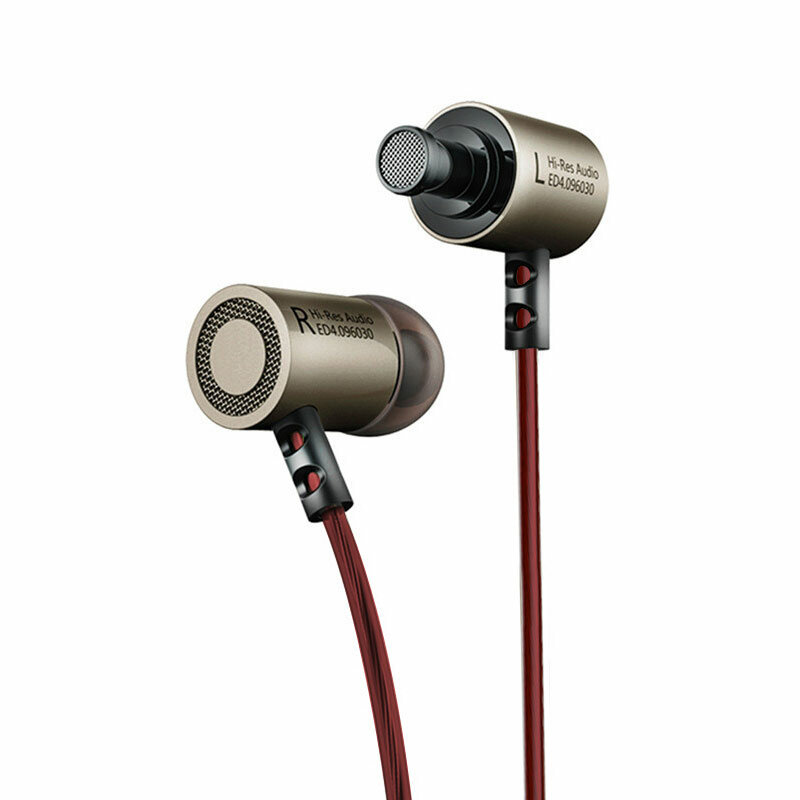 KZ – écouteurs stéréo en métal, oreillettes de musique intra-auriculaires avec Microphone, pour téléphone portable, MP3 MP4, ED4