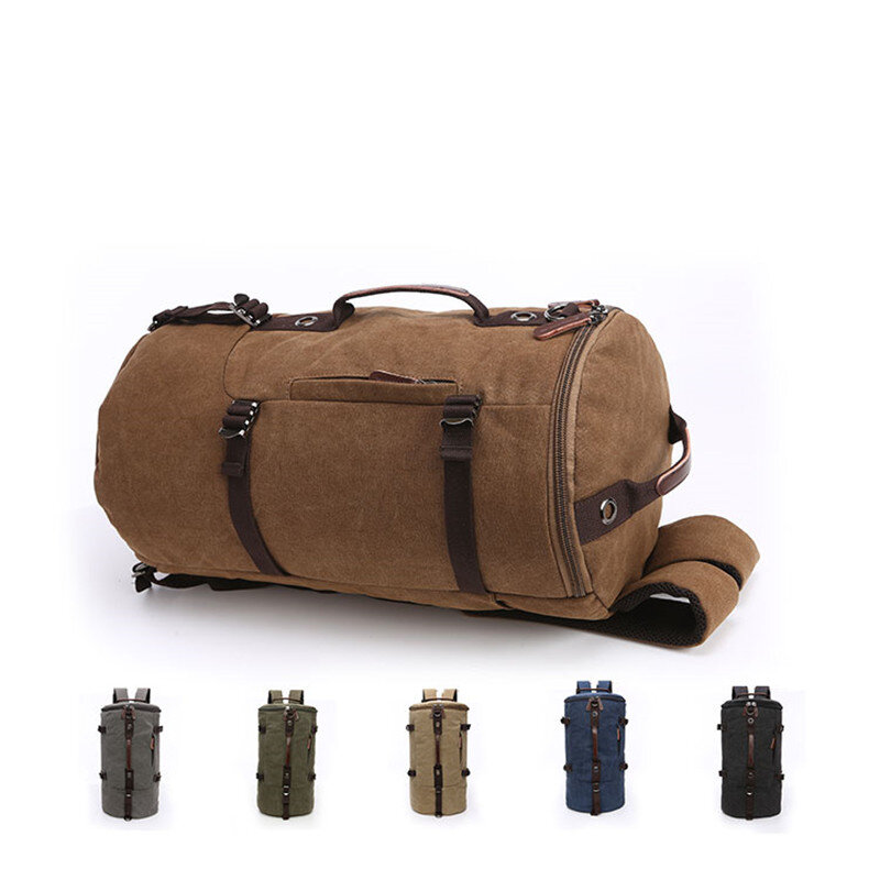Холщовый Повседневный персонализированный Рюкзак Унисекс в стиле ретро, дорожная складная сумка, уличный рюкзак, походный рюкзак