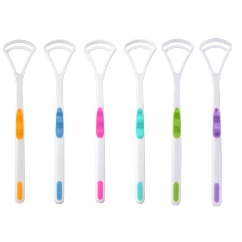 2021 New Tongue Scraper Cleaner Oral Care Cleaning Tongue Scraper Brush Keep Fresh Breath Tongue Coating Oral Hygiene Care Tools